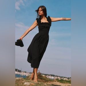 Free People Ruffle It Up Midi Dress